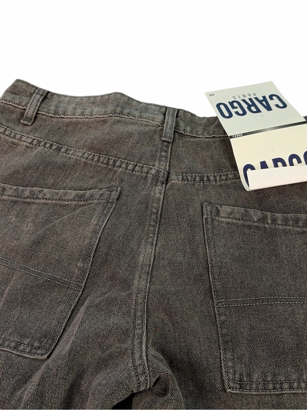 Blue Asphalt  Cargo Pants Wide Leg Black Size Medium NWT - Picture 3 of 10